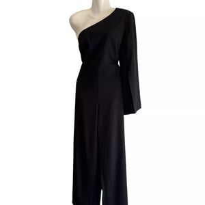 Banana Republic Black One-Shoulder Dress size 4